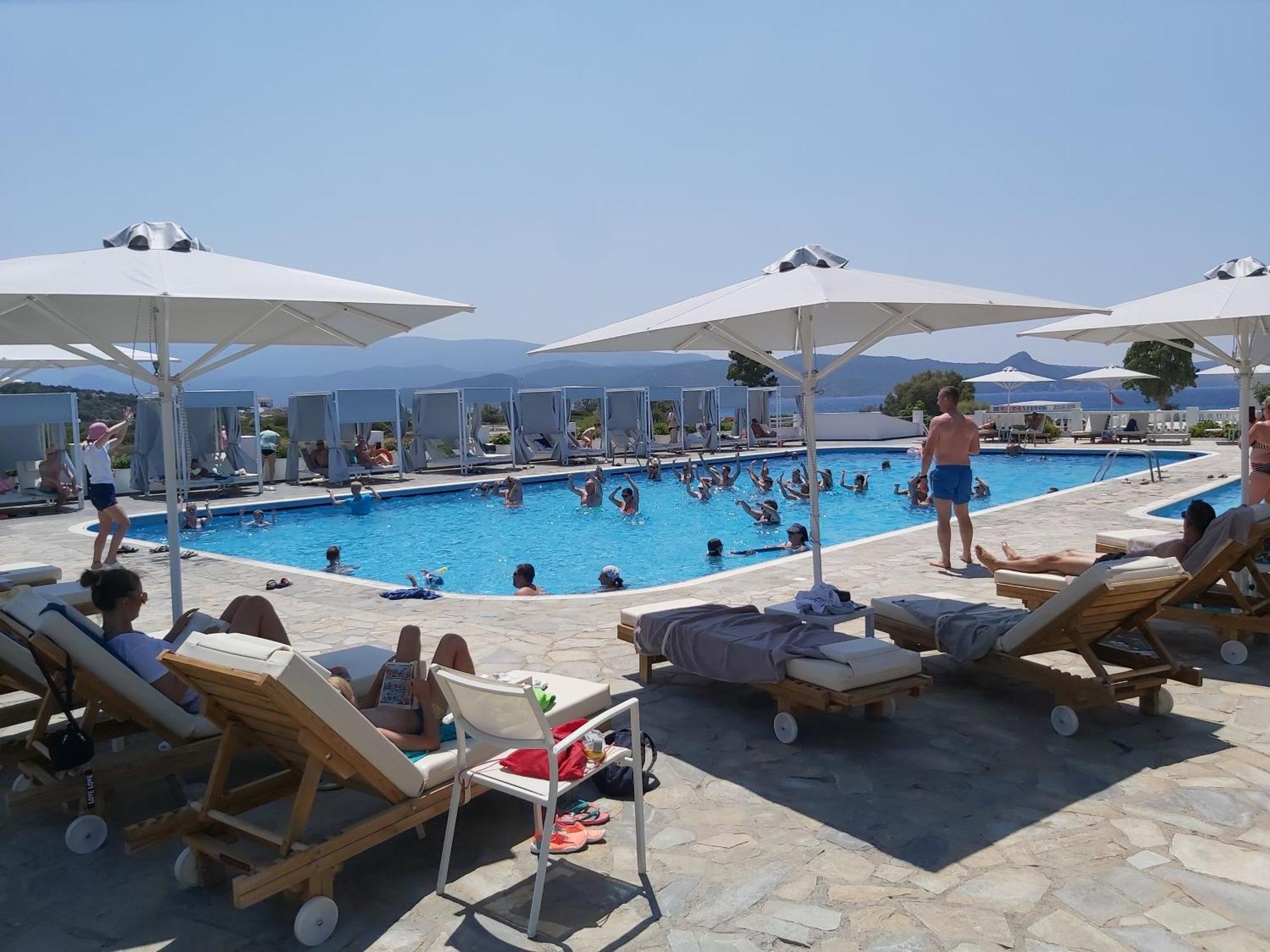 Sirenes Beach Resort Samos Town Exteriér fotografie